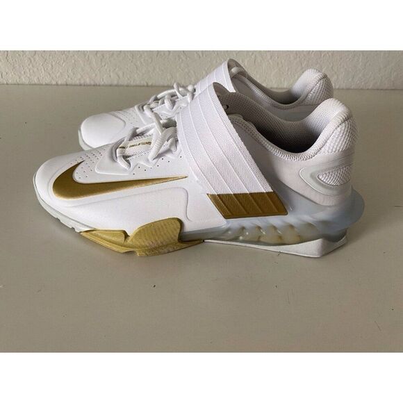 Nike Savaleos White Metallic Gold‎ Weightlifting Shoes CV5708-101 Men’s Sz 10.5 main image 8